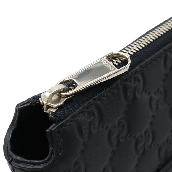 GUCCI Black Leather Shoulder Bag - Picture 5 of 8